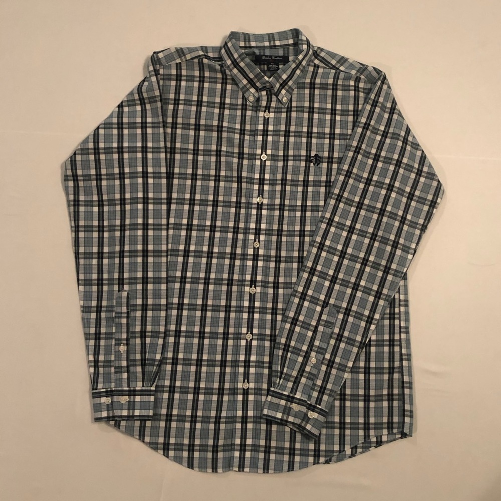 Brooks Brothers Boys Non-Iron Plaid Sport Shirt